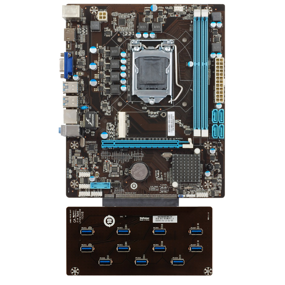 Esonic B250-BTC сандалии-гладиаторы добыча материнская плата поддержка 12 gpu карты
