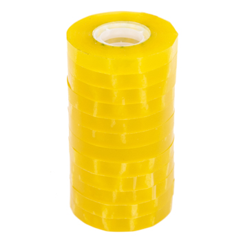 Hot sale yellowish stationery tape 1.2 cm*30 m