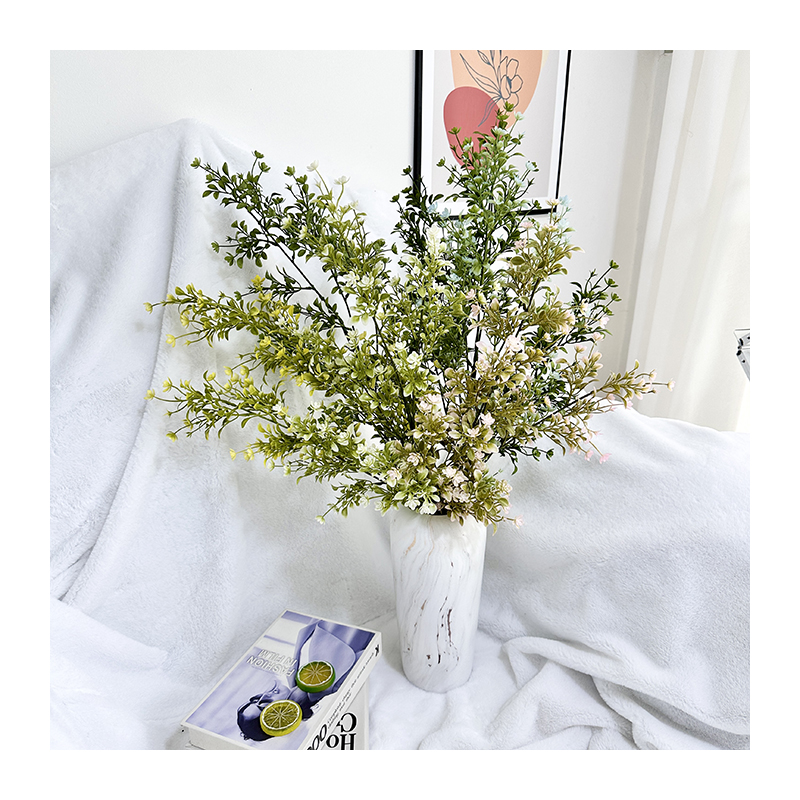 Factory supply new wholesale cheap decorative handmade Ingot milanwort artificial flower decoration