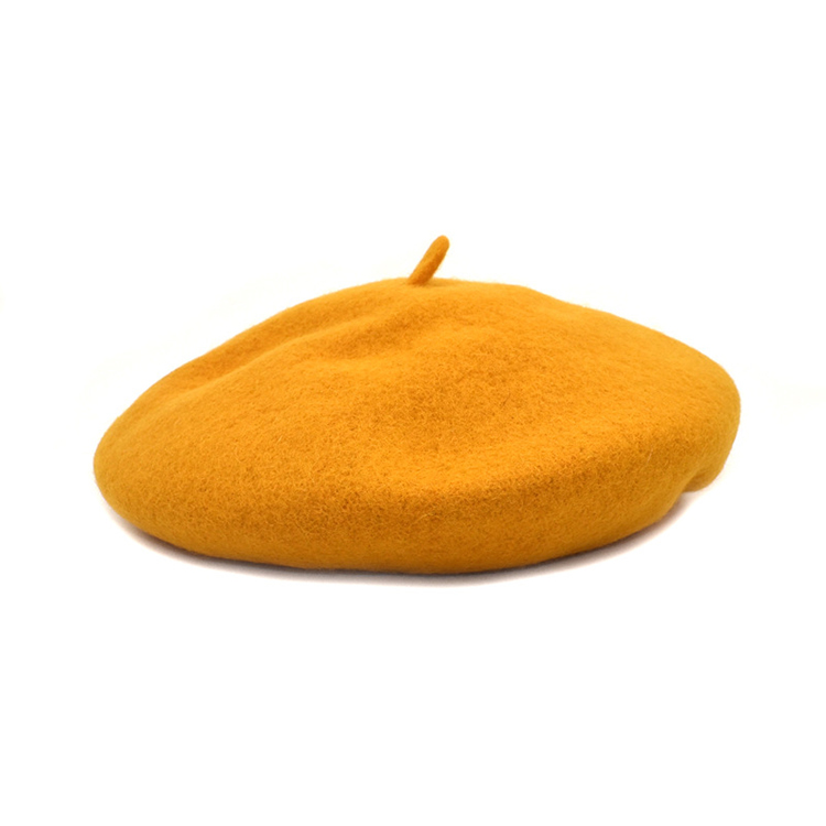Women Beret Hat Winter Wool Autumn Cute Casual Beret Cap 2021 Vintage Solid Causal -HQ