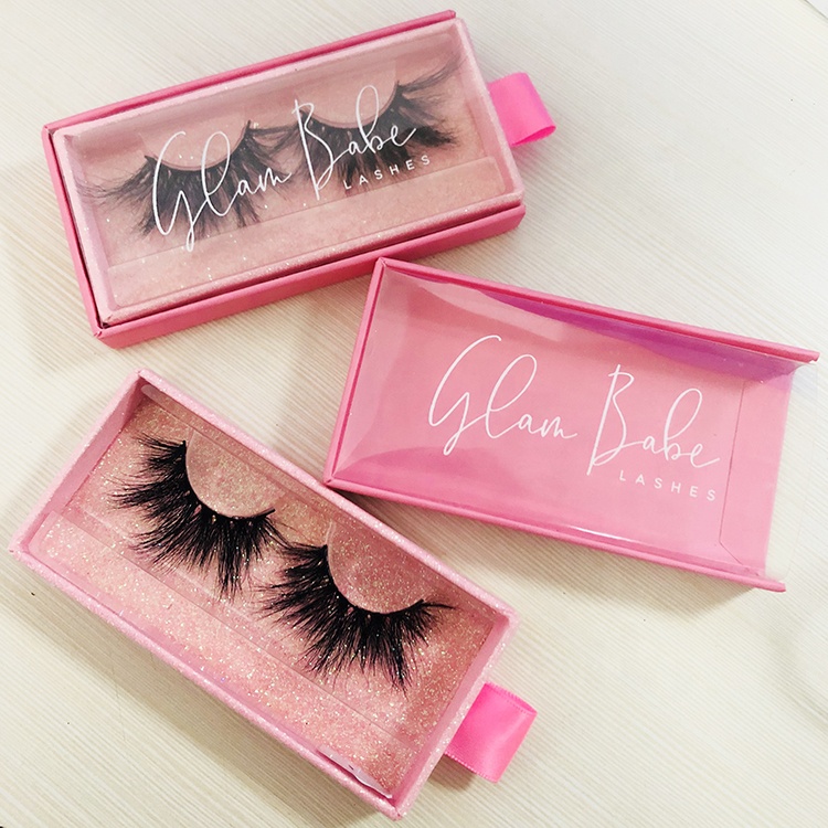 Wholesale private label eyelashes mink 3d mink lashes and custom eyelash packaging
