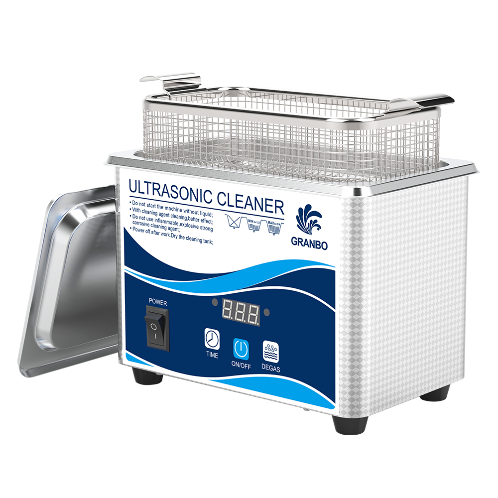 Portable Digital Mini Ultrasonic Cleaner With Basket For Jewellery/Dental/Lens/Glasses
