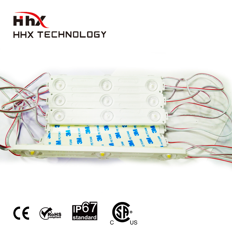 3030 SMD Led Injection Module RGB Led Module DC12V 3 Chips Light Outdoor Hard Led Bar for Advertising Board Molding
