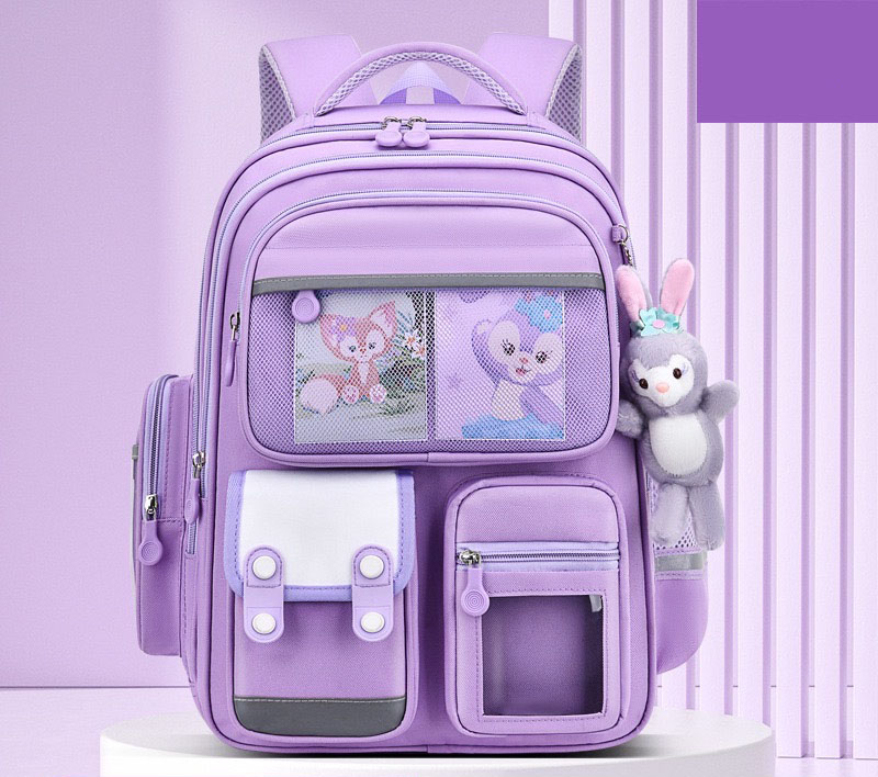 Green Blue Two Tone Cartoon School Bag Primary Backpack School Bags Students School Backpack