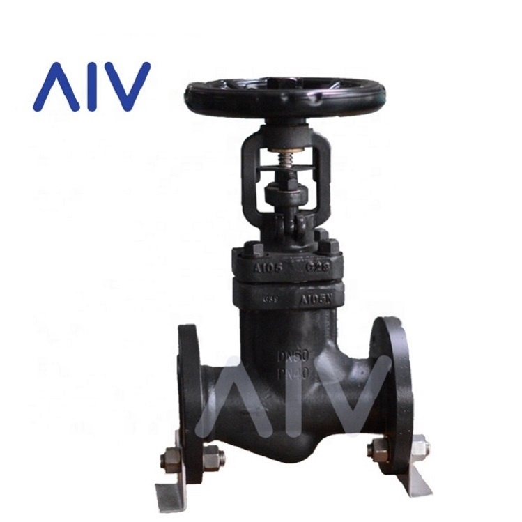 High Quality Wenzhou Manufacturer AIV Double Seal Design A105N F304 F316 Forged Steel Bellow Seal Globe Valve