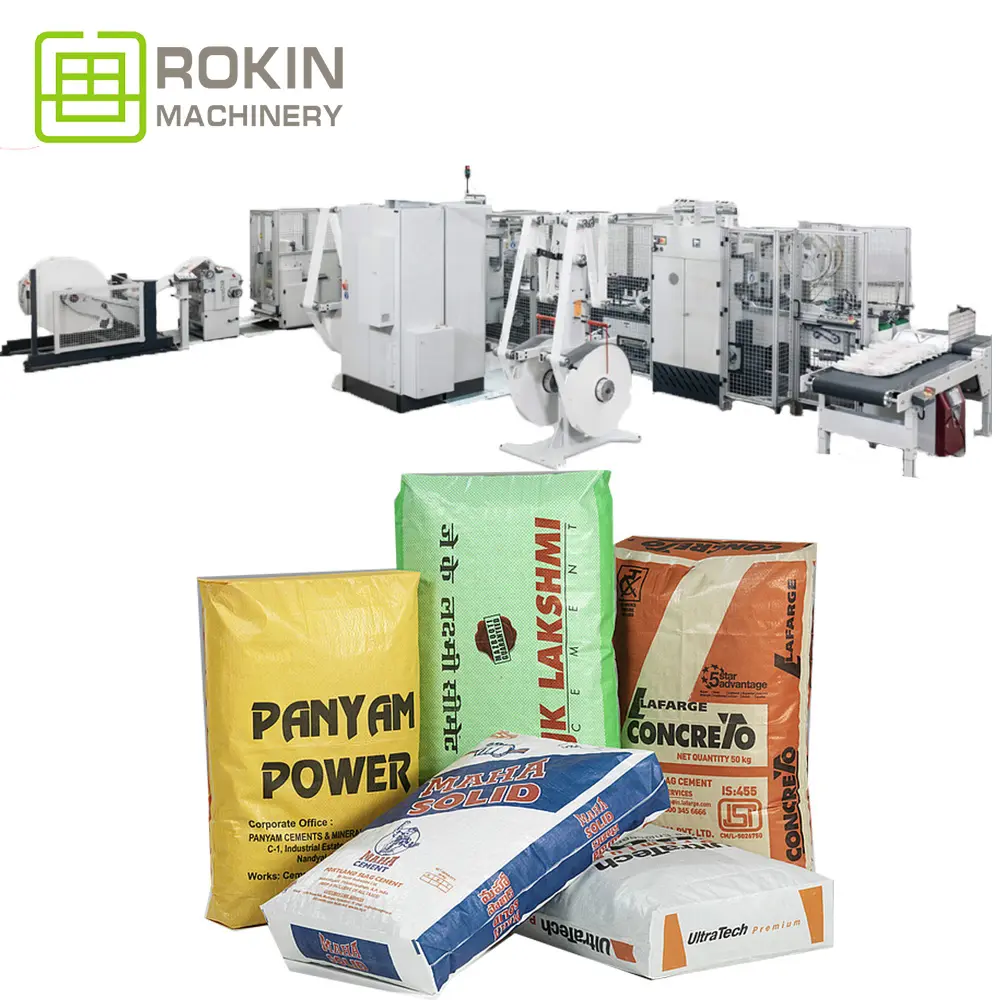 ROKIN BRAND New High Polyethylene Valve Cement PP Bag Making Machine