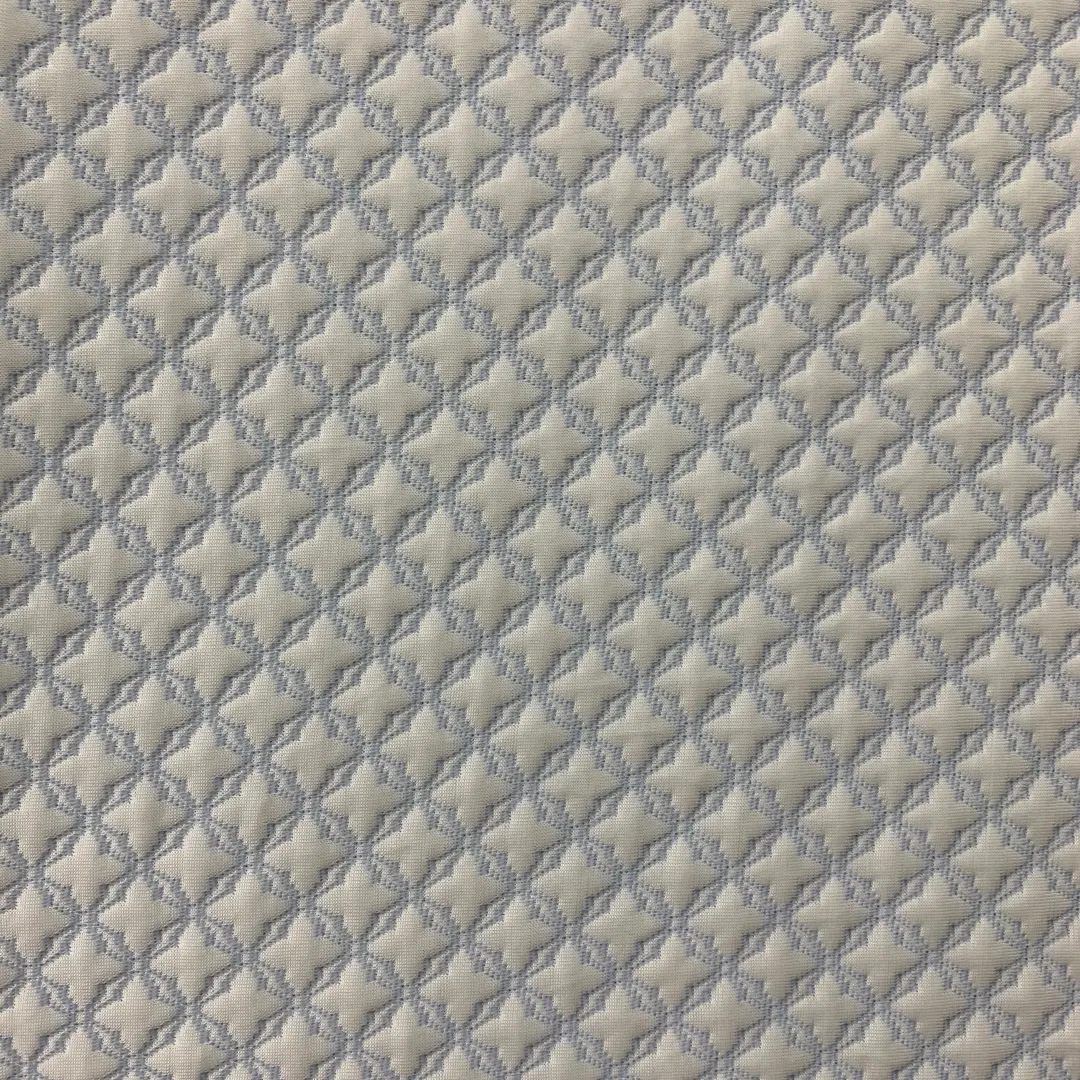 16% nylon 24% cool yarn 60% polyester jacquard mattress pillow fabric