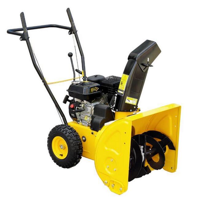 196cc Electric Start Two-Stage Gas Snow Blower with Headlight Drift Cutters Clean-out tool