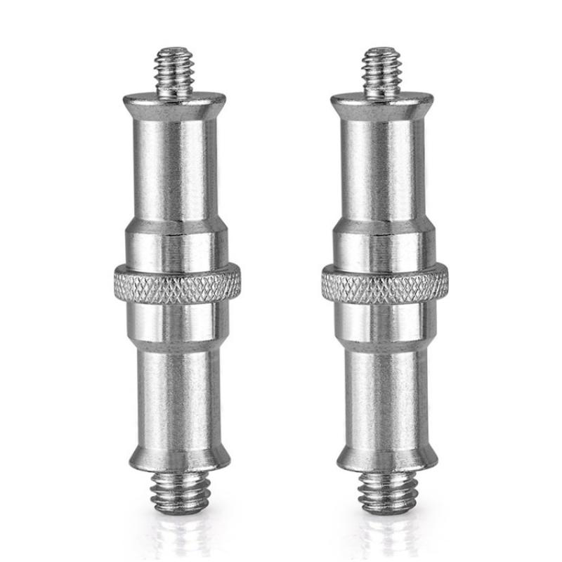 1/4 3/8 Spigot Stud Мужской адаптер металлическая камера винт фотография ручной инструмент для зонта вспышки штатив фотостудия аксессуар