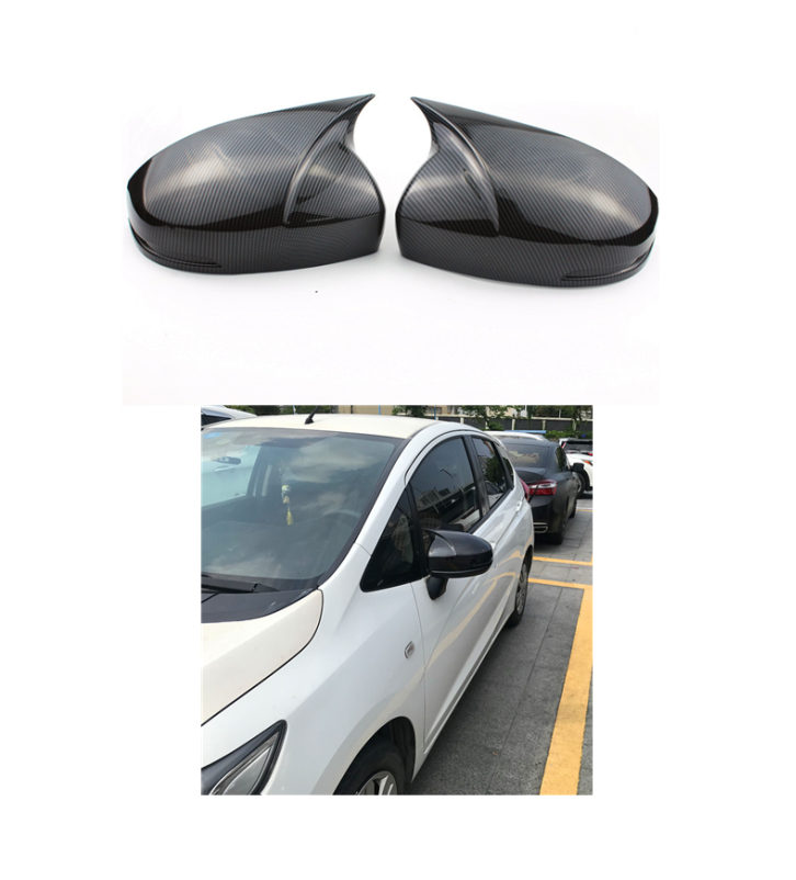 Высококачественные зеркальные крышки из АБС-пластика для Honda GK5 FIT Upgrade M Style, боковые зеркальные крышки 2015-2020