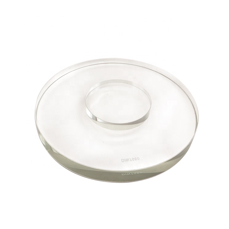 Industrial High Light Transmittance Acid Resistant Borosilicate Round Gauge Sight Glass