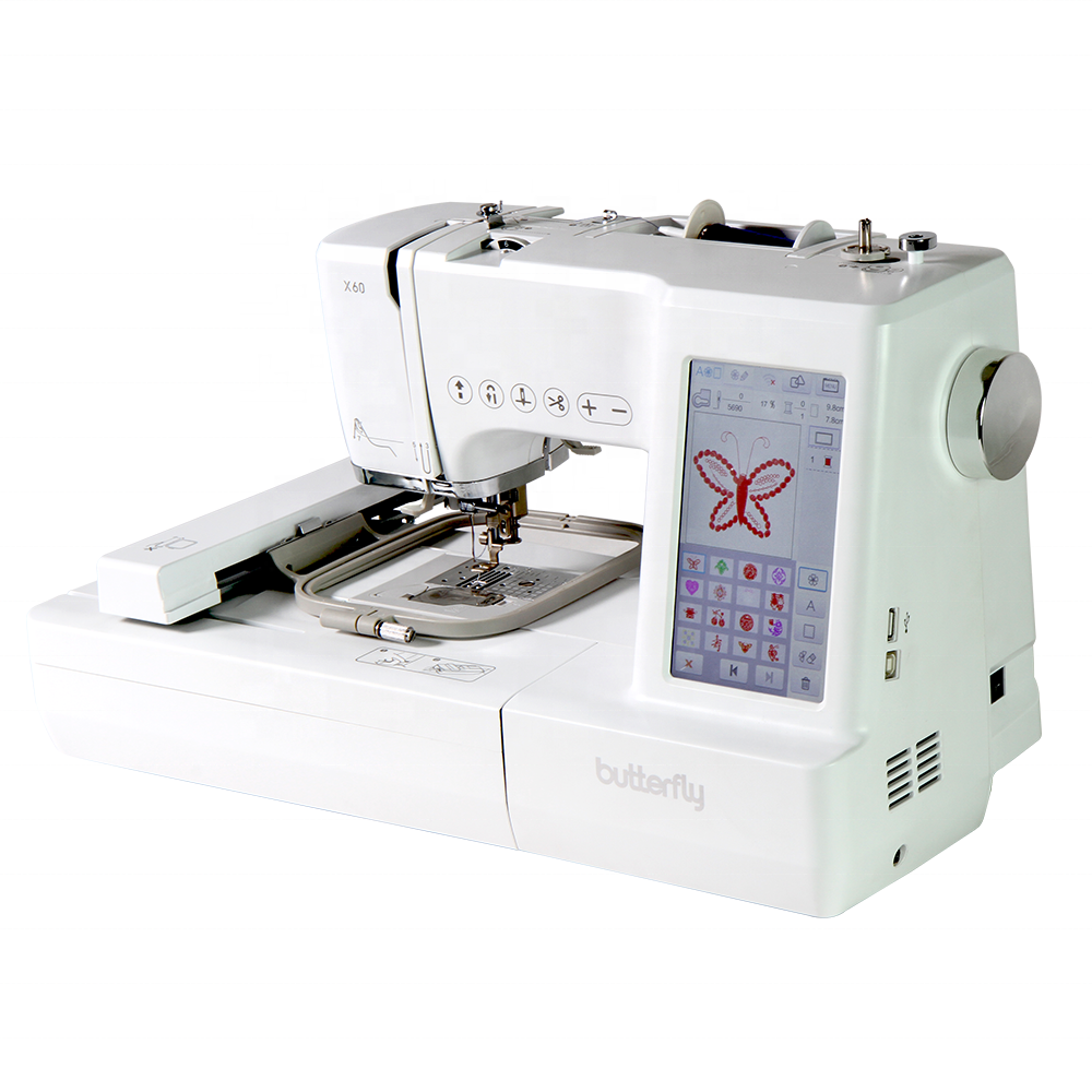 Поддержка OEM Butterfly X60, Китай, автоматическая резка, быстрая резьба, профессиональная компьютерная вышивальная машина, агенты набирания