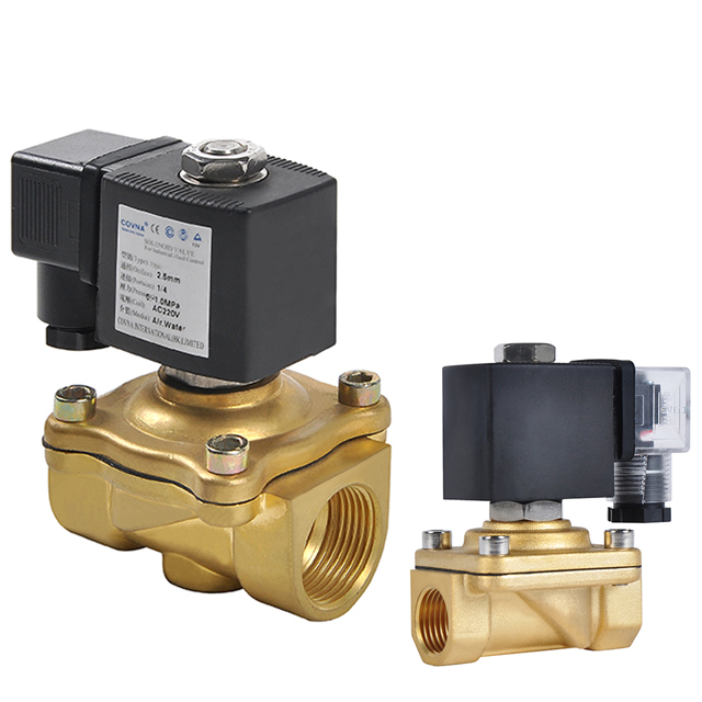 COVNA Normally Closed NPT VISTON 110v 24v 12v Brass Water Solenoid Valve