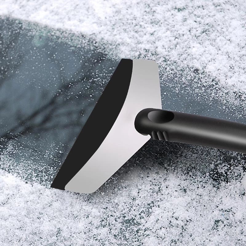 Winter car window cleaning stainless steel snow shoveling defrosting ice scraper