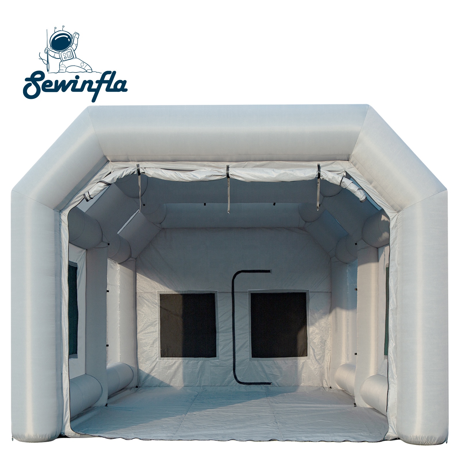 Sewinfla надувная покрасочная камера 28x15x11 футов с воздуходувками профессиональная надувная покрасочная камера портативная покраска для автомобиля палатка