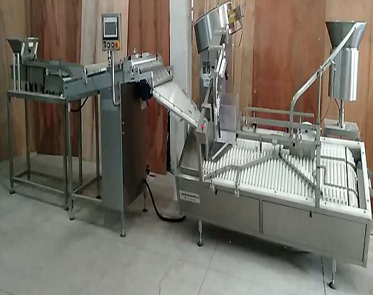 Horizontal effervescent tablet filling machine