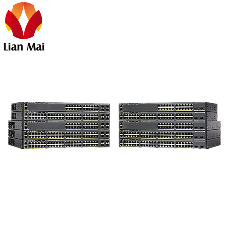 Новый и оригинальный 2960 серия 24 портов сетевой коммутатор питания через Ethernet WS-C2960X-24PS-L