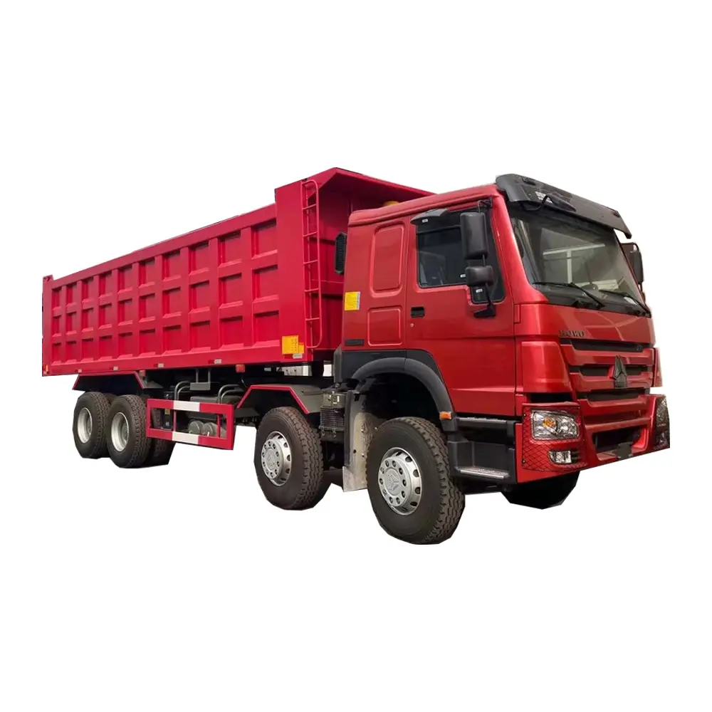 Hot Sale 8x4 Sinotruk 371 hp 12 wheel Mining Dump tipper truck to DR Congo