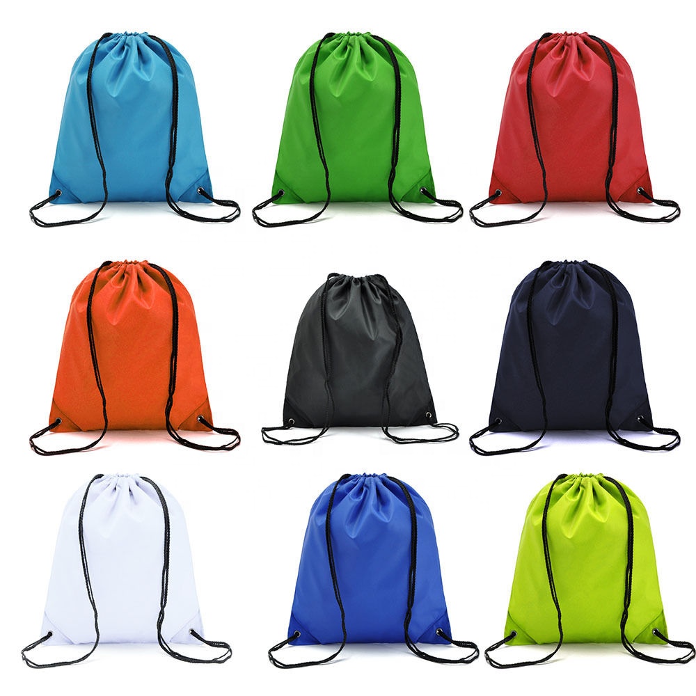 Высокое качество пользовательские полиэстер drawstring сумка для обуви с логотипом