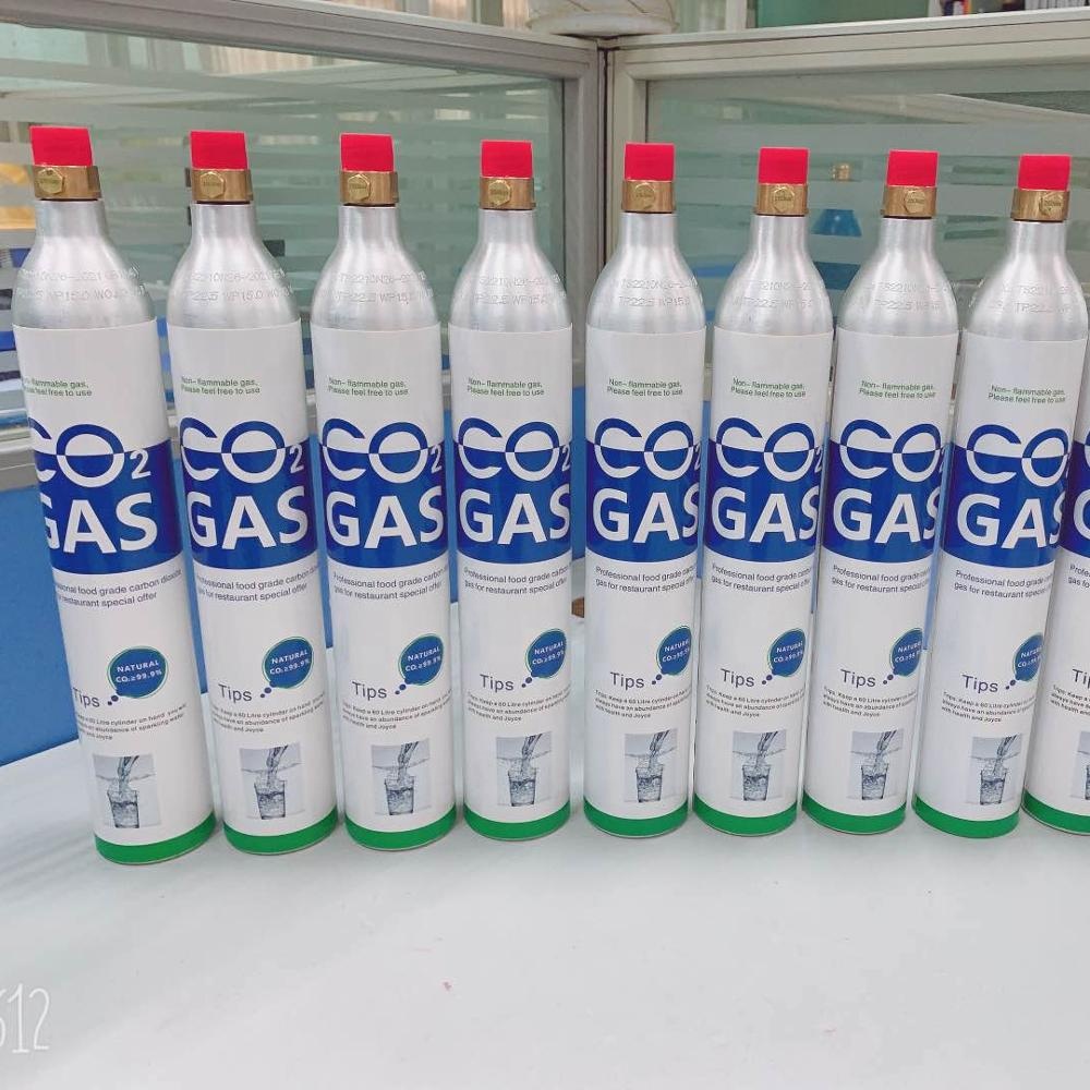 Газовый баллон CO2 с алюминиевой газированной водой 150 бар