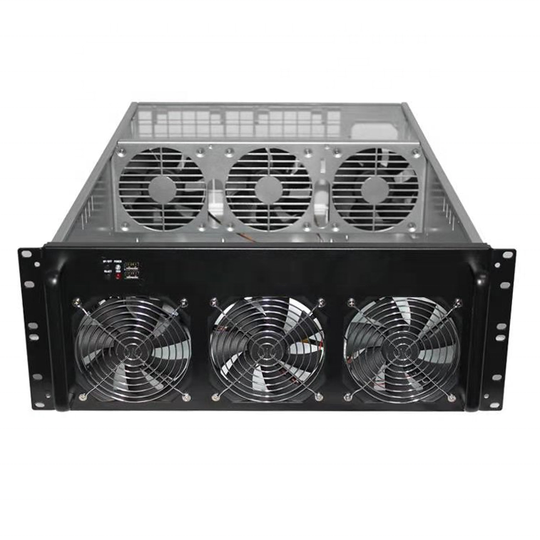 4U горно-стойку шасси/6 GPU сервере Дело EKI-M4W2 для шахтеров