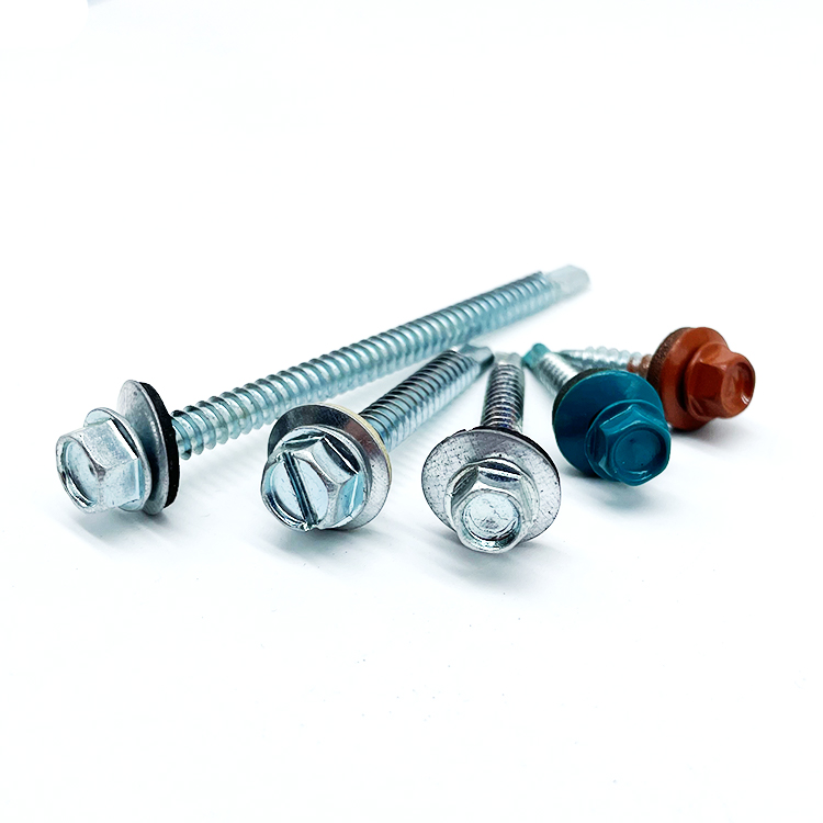 China wholesale Metal Wood Zinc Concrete Stainless Steel Csk Hex Head Epdm Washers Roofing Screw Tek Self Drilling Tapping Screw