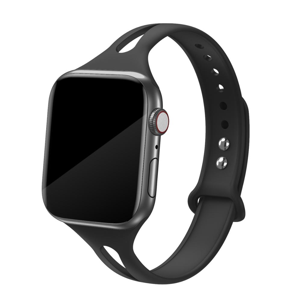 Bandiction Reloj Inteligente de силиконовый ремешок для наручных часов iwatch, Apple Watch Series спортивный ремешок силиконовый поставщика