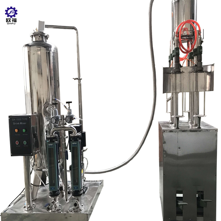 Carbonated Drink beverage mixer machine