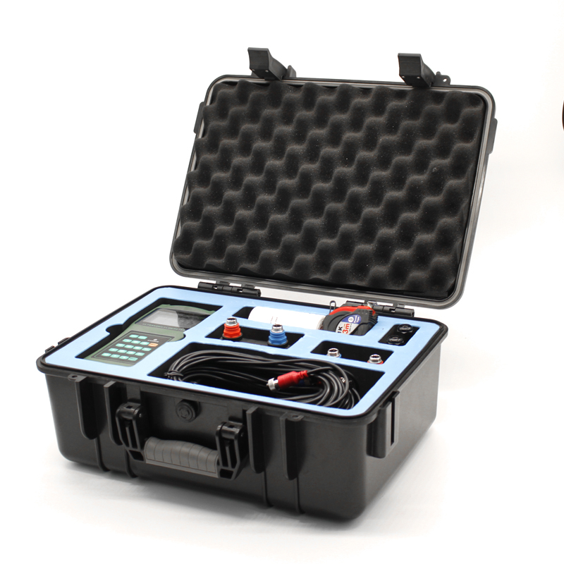 external clamp-on water pipe air conditioning water Portable handheld ultrasonic flowmeter