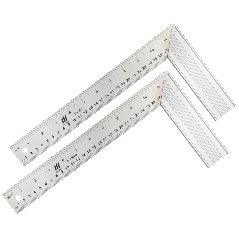 MEIGAO 111 300mm aluminum alloy diamond angle ruler angle square angle measuring tool