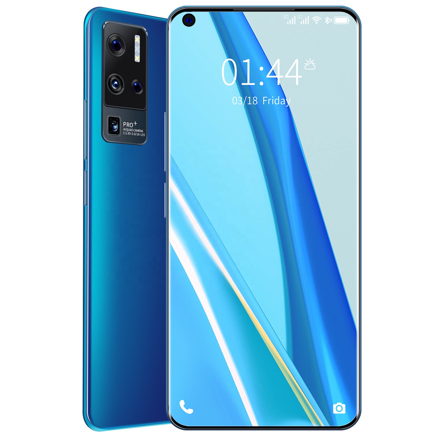 2021 Новый onepro 9 + 7,3 дюймов дисплей смартфон 4G 5 аппарат не привязан к оператору сотовой связи 12 + 512GB Android мобильных телефонов с Gps для сотового телефона