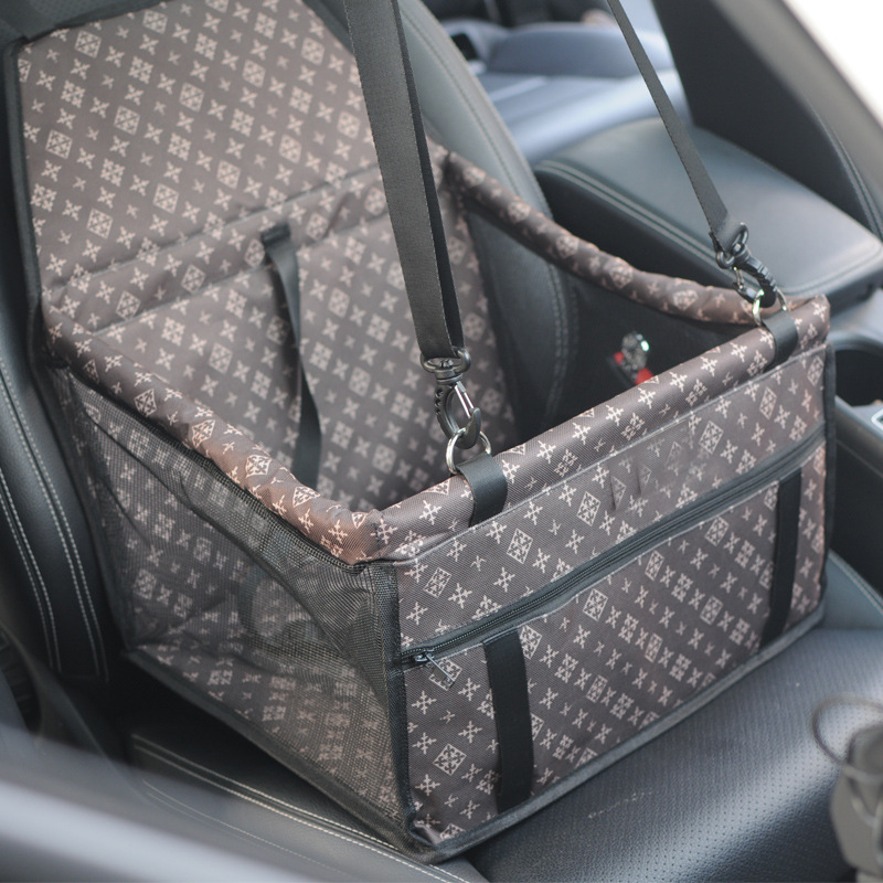 Wholesale waterproof foldable pet travel crate front car seat cover hammock dog car seat