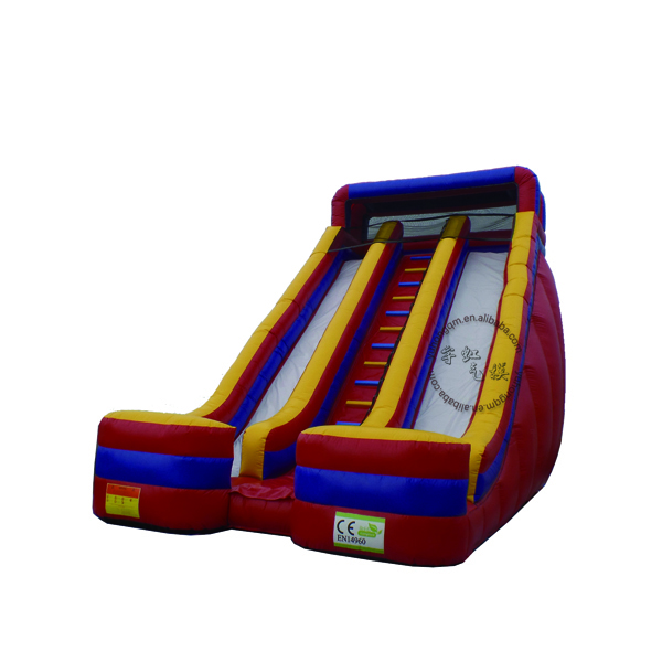 Горячие toboggan gonflable игрушки дешевые ПВХ сухие горки для продажи