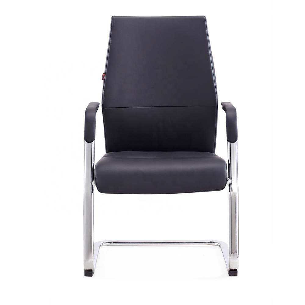 605C boke furniture hot sell cheap price PU leather conference vistor's chair pp pad armrest meeting room furniture