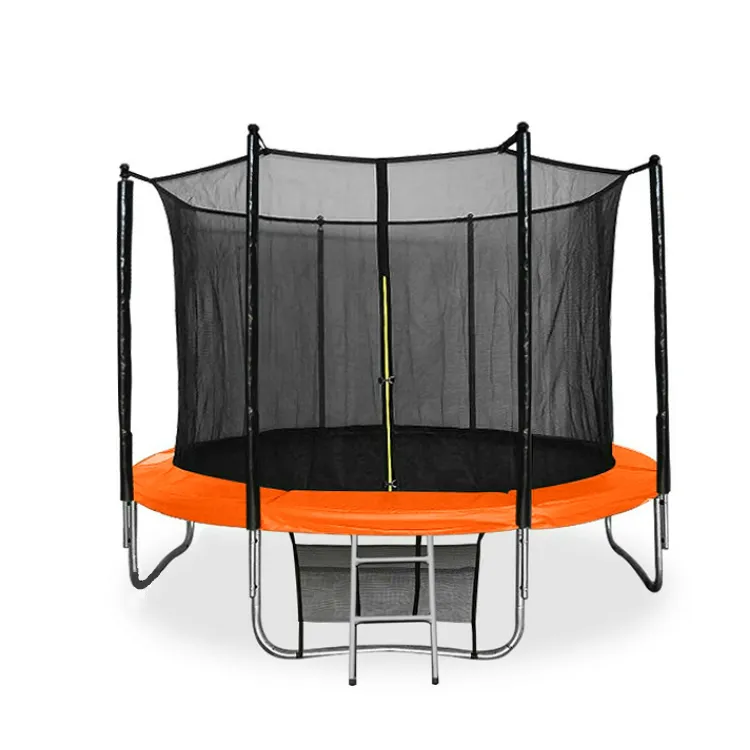 Kids gymnastic fitness bungee trampoline with safe net
