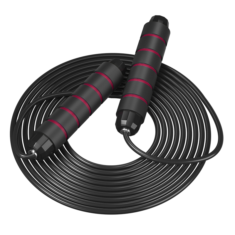 light weight pvc jumping rope custom logo foam handle adjustable heavy speed weighted jump rope skipping