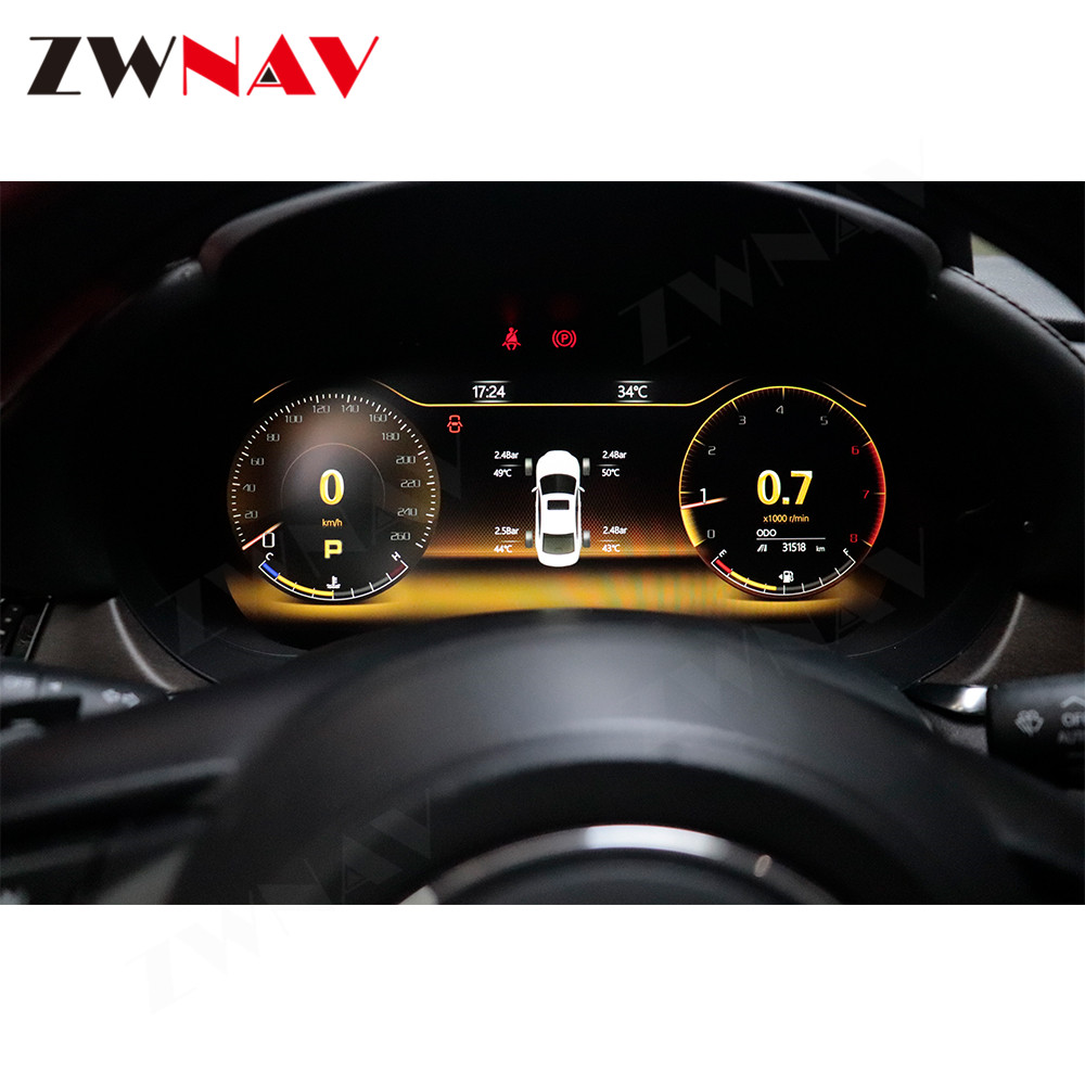 ZWNAV 12,3 "приборной панели ЖК-цифровой блок приборной панели для Mazda 6 Atenza Mazda CX-5 Многофункциональный спидометр