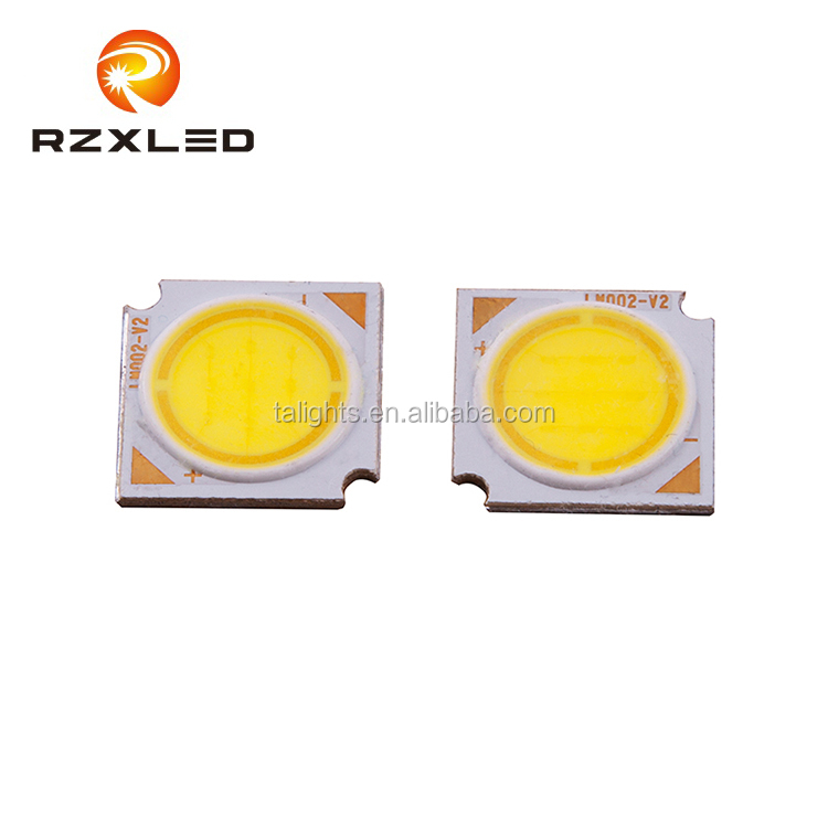Теплый белый 2700K 3500K Ra80 7W 9W 12W 15W 20W 30W COB чипы для светильника