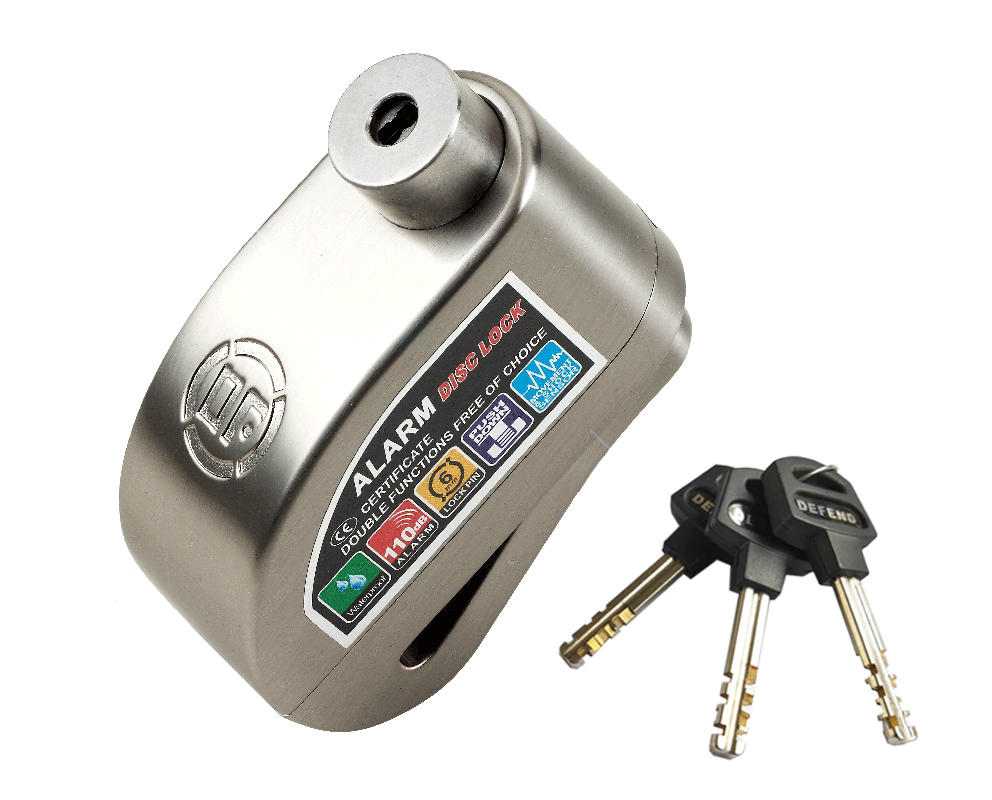 Zinc Alloy 110dB Alarm lock 510g motorbike lock Hot Sale In 2021 Manufactura Factory