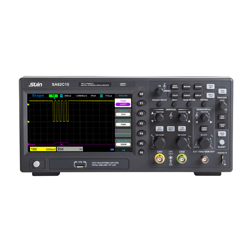 SA62000 серии мультиметр Цифровой Осциллограф 2 канала Max 150 МГц dso осциллографы