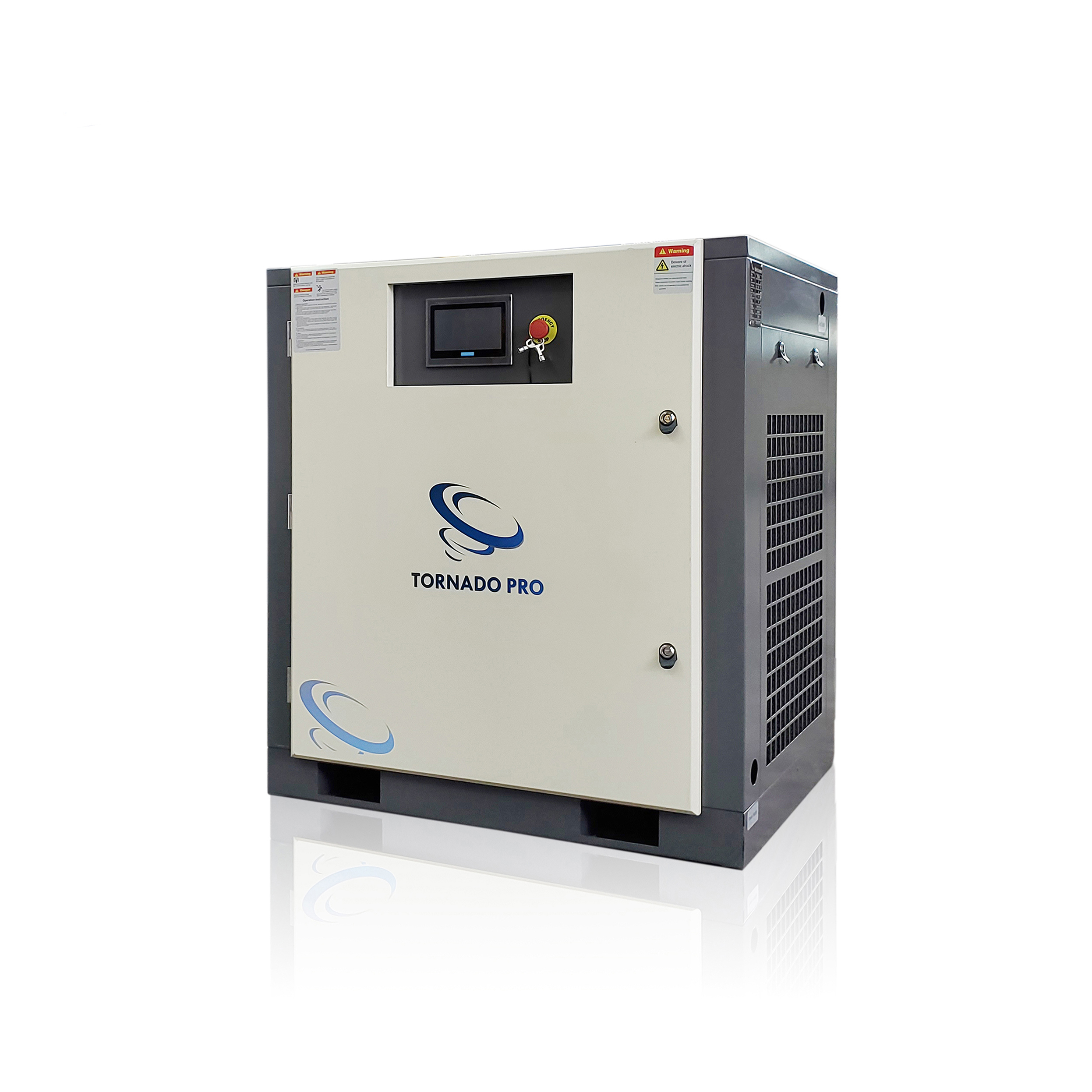 Energy saving 22kw/30hp high pressure PM VSD rotary lubricated air compressor Industrial Equipment screw air compressor