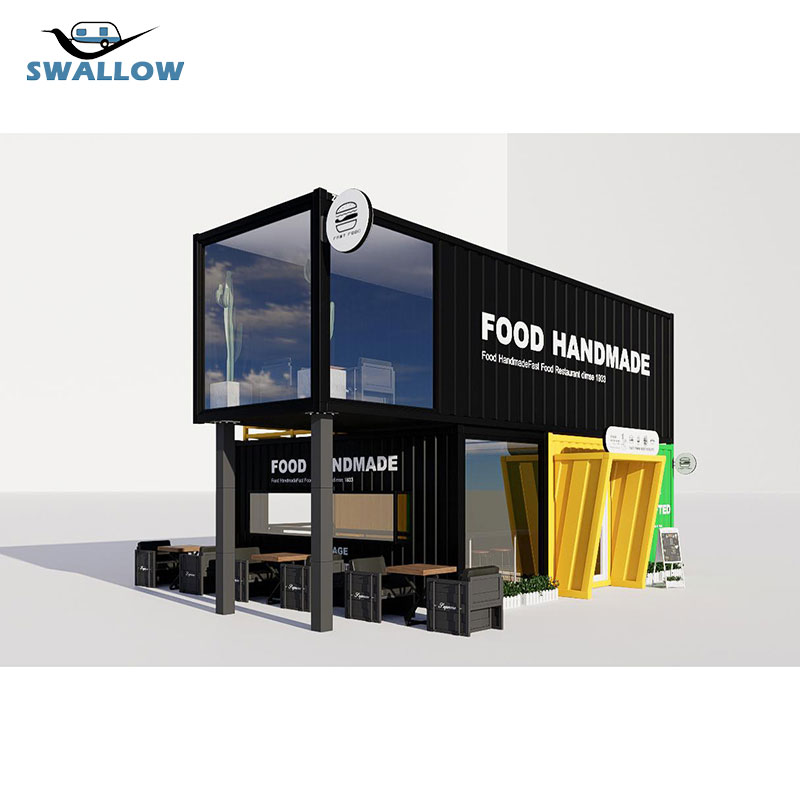 Nice Looking Prefabricated Integrated House Convenient Mobile Store Movable Shop