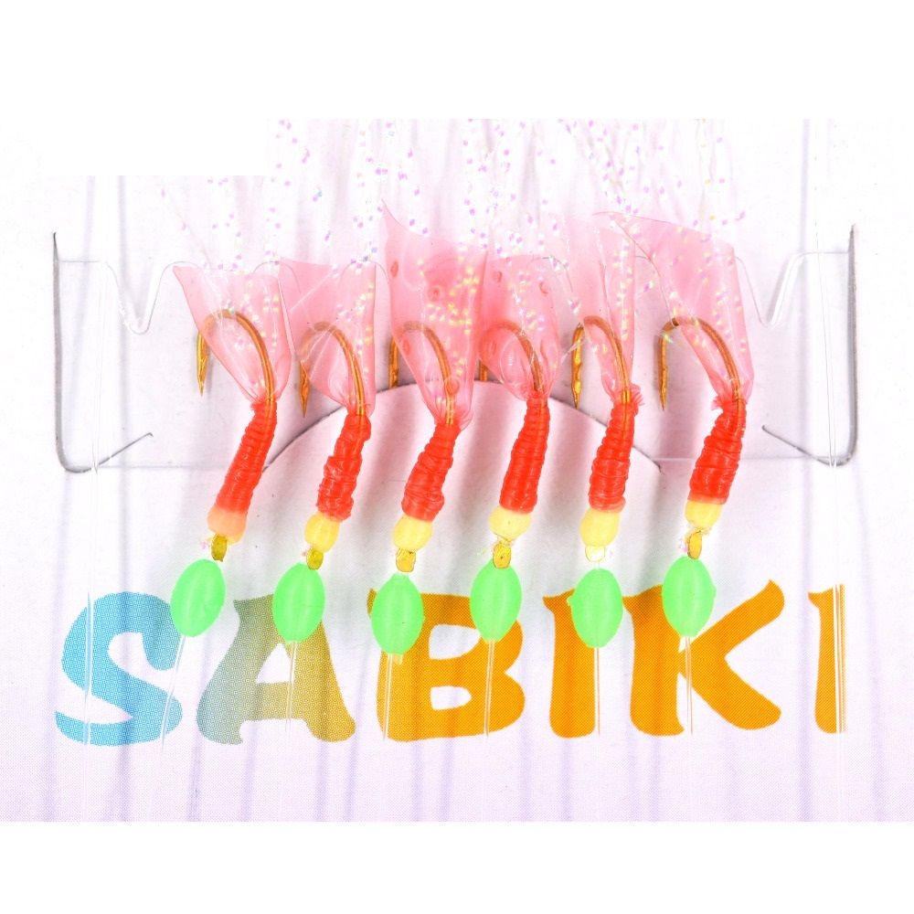 Оптовая продажа 4 #-18 # рыболовные крючки из высокоуглеродистой стали на приманке sabiki rig, рыболовные крючки