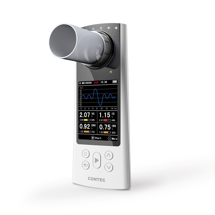 Спирометр с цветным дисплеем CONTEC SP80B USB CE
