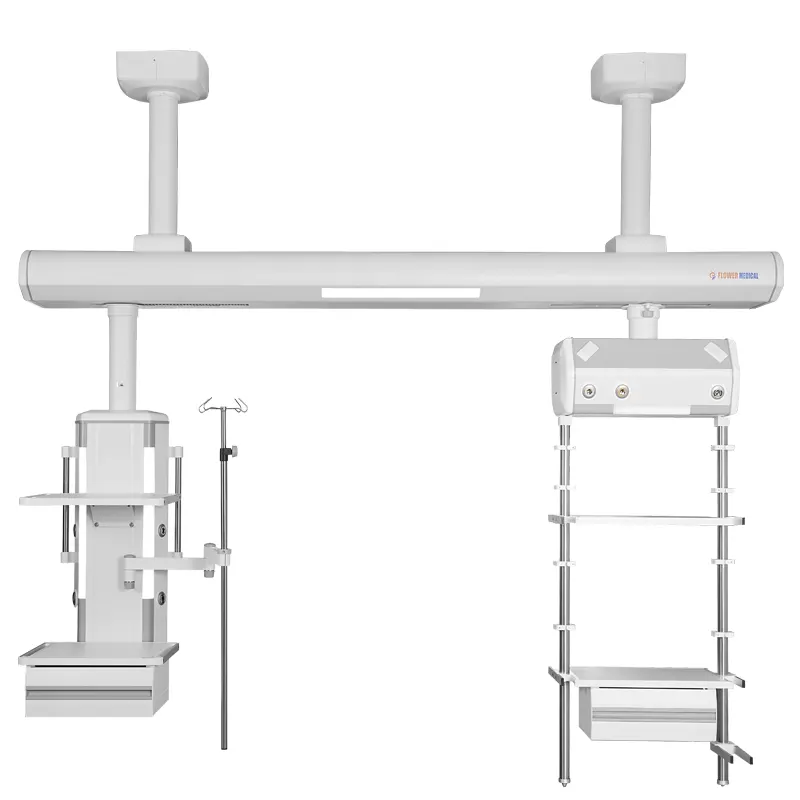 Double Arm Operating Room Surgical ICU Medical Ceiling Bridge Pendant