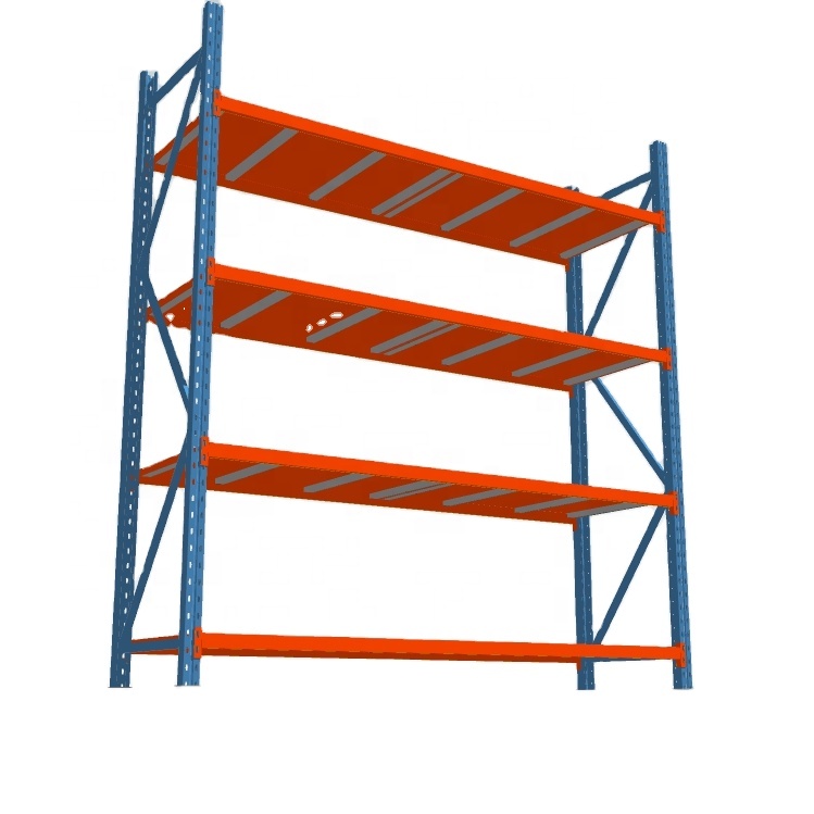 Warehouse longspan storage racking tyre rack for carton parts storage