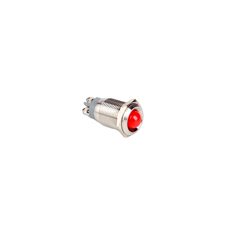 Wholesale 16mm Waterproof Metal Equipment Indicator Light Led Power Signal Light With Wire Terminal Solder Pins or Screw Termina