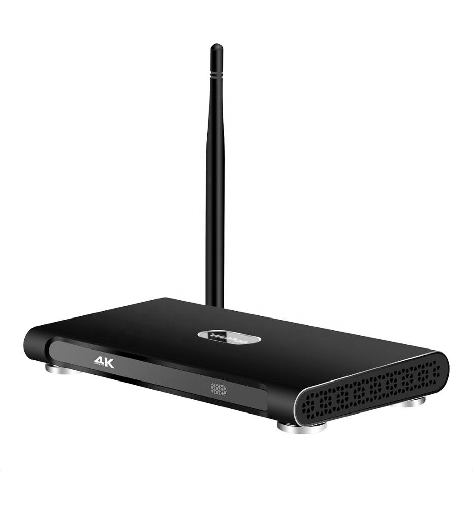 4K Mini HD_MI CNC Aluminium Alloy Media Player TV Display Remote Control WIFI/Ethernet/4G Media Player Full HD Media Player