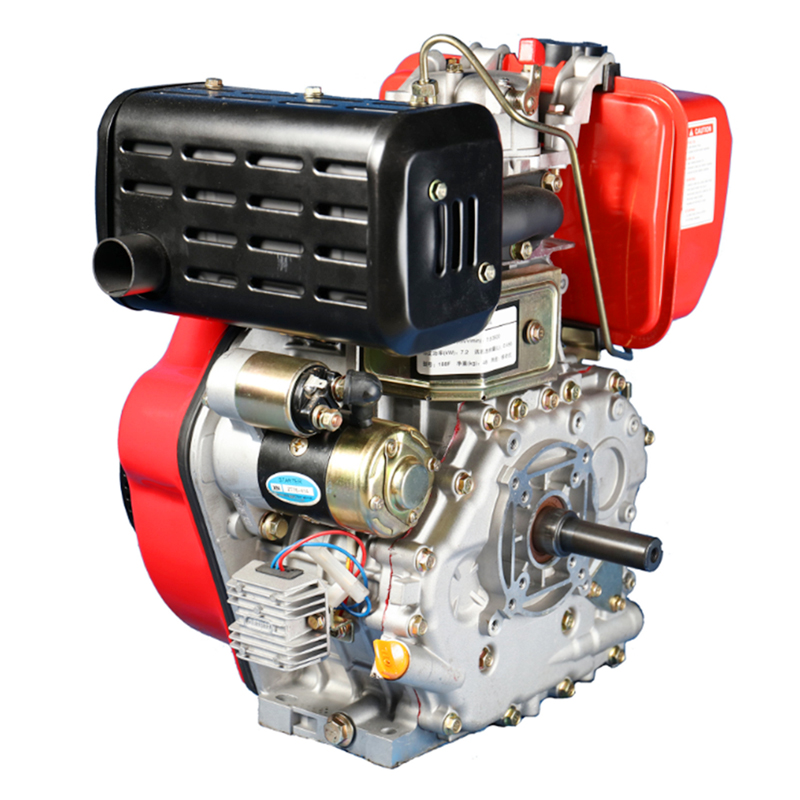 186FAE одноцилиндровый 13hp 4 тактный дизельный двигатель с электрическим стартером