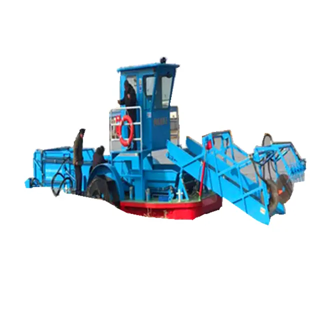 Professional Water Aquatic Weed Cutting Dredger harvester machinery for Ghana